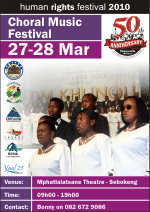 Human Rights Festival - Sedibeng Choral Music Festival